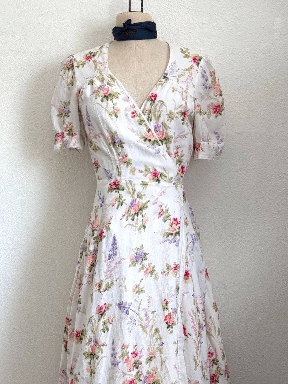 Vintage Denim & Supply Ralph Lauren Floral Wrap Dress L